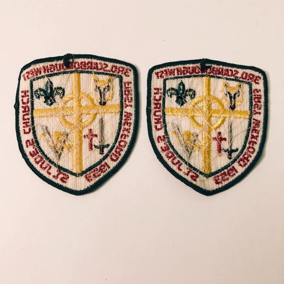 Vintage Lot of 2 Scouts Canada Scarborough West Patch - Picture 2 of 6